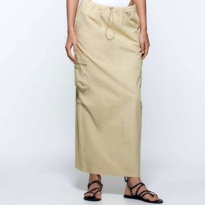 ✨FINAL SALE✨ Zara Maxi Cargo Skirt, XS